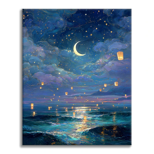Nuit fantôme - Peinture par numéros