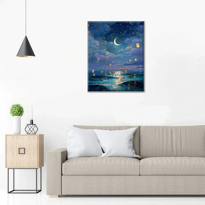 Nuit fantôme - Peinture par numéros