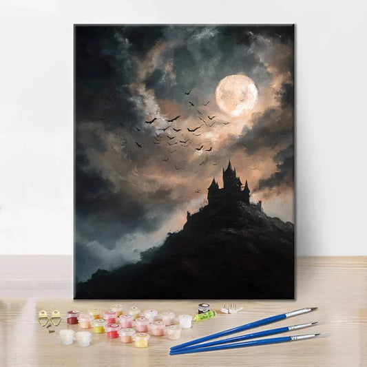 Château silencieux - Peinture par numéros