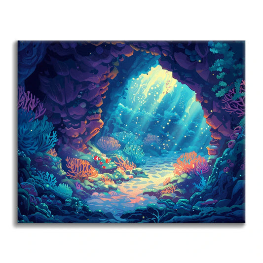 Paradis sous-marin - Peinture par numéros