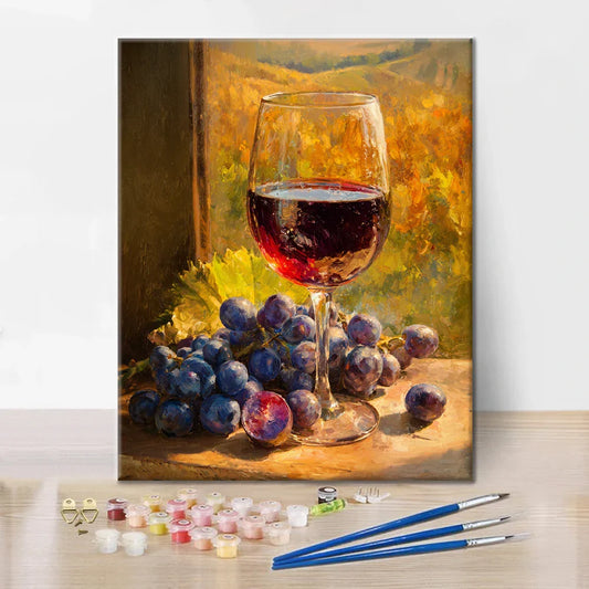 Vin - Peinture par numéros