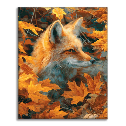 Renard d'automne - Peinture par numéros