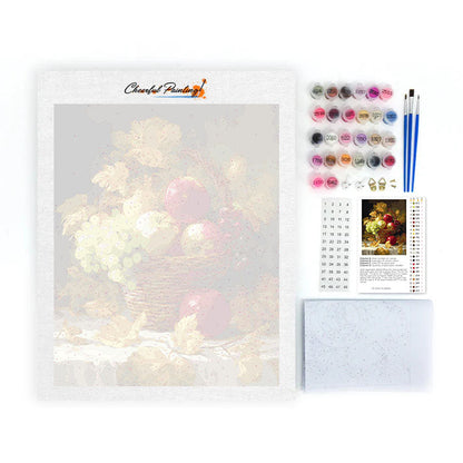 Panier de fruits d'automne - Peinture par numéros