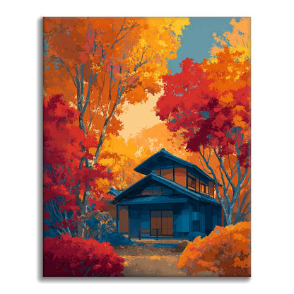 Harmonie d'automne - Peinture par numéros