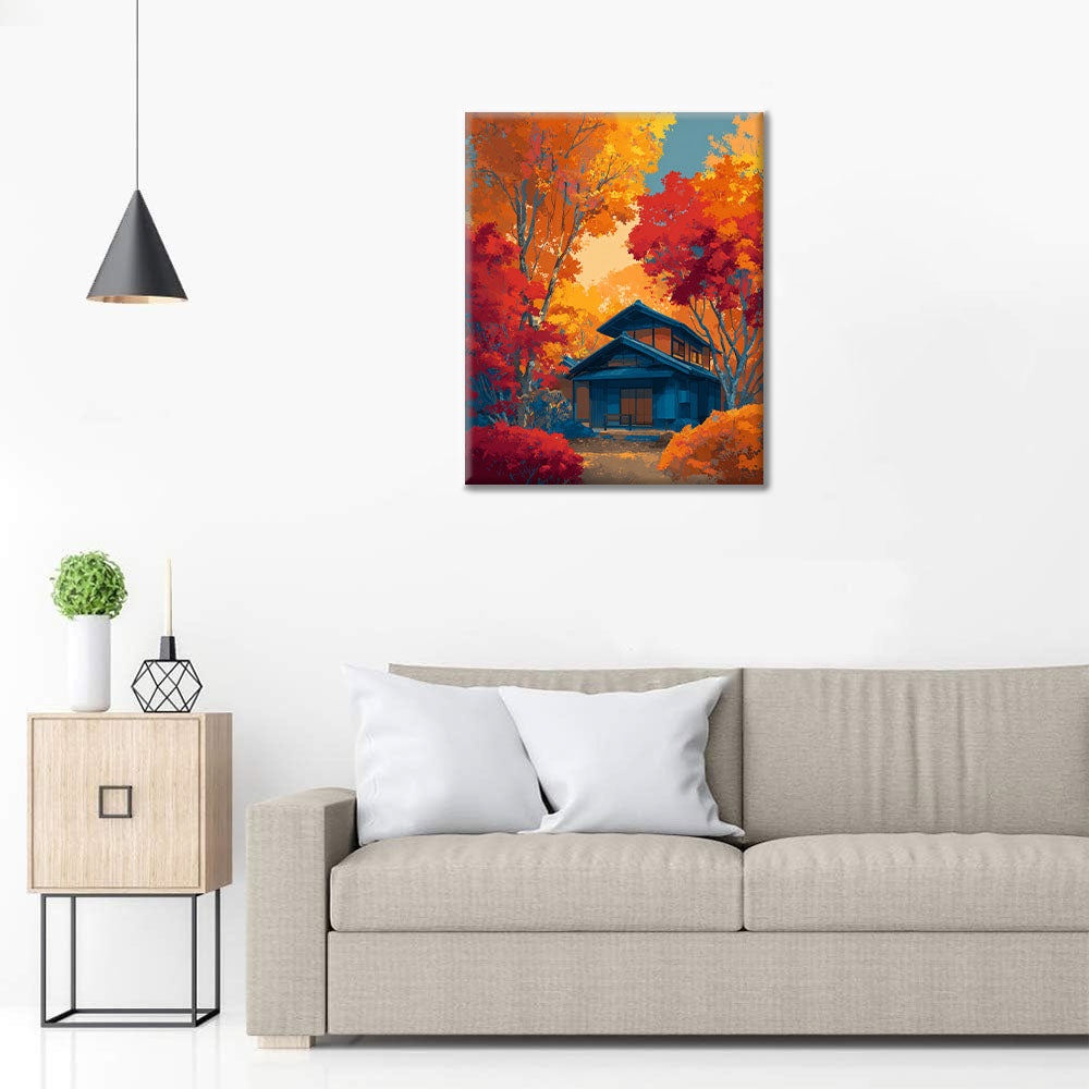 Harmonie d'automne - Peinture par numéros