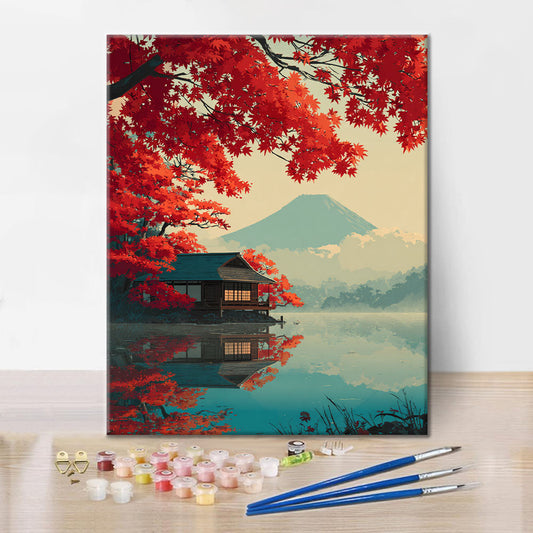 Sérénité d'automne - Peinture par numéros