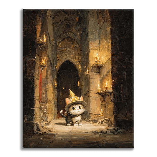 L'aventure du chat - Peinture par numéros