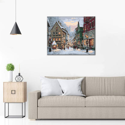 Rues de Noël - Peinture par numéros
