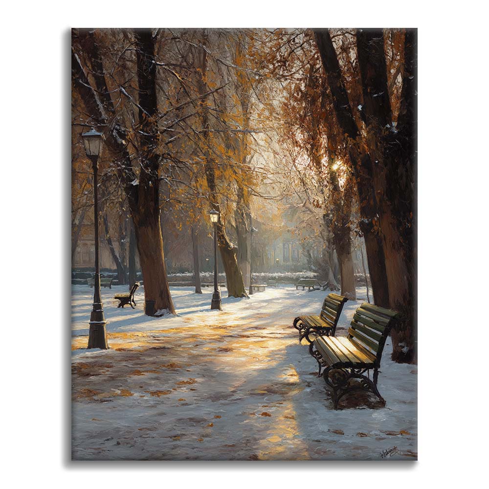 Early Winter Park - Peinture par numéros