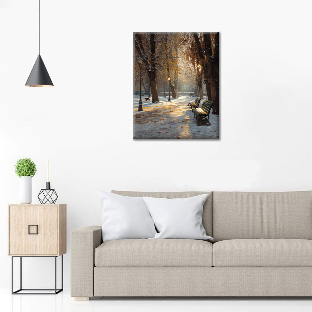 Early Winter Park - Peinture par numéros