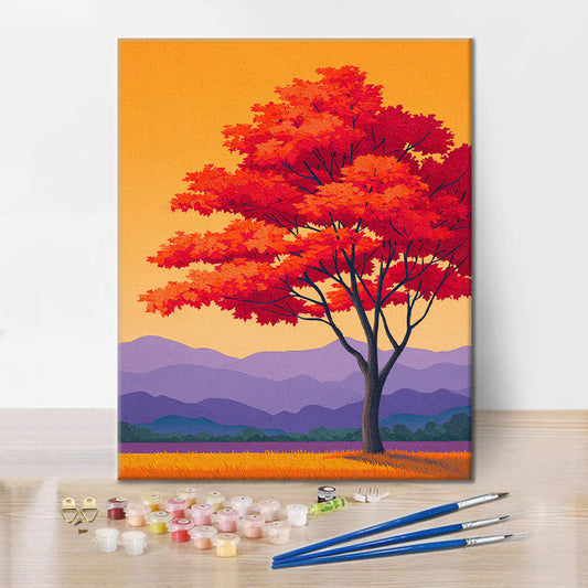 Flamme d'automne - Peinture par numéros