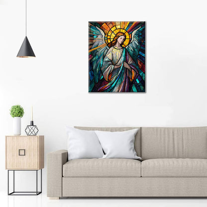 Ange en mosaïque - Peinture par numéros