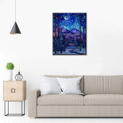 Mosaïque Nuit étoilée - Peinture par numéros