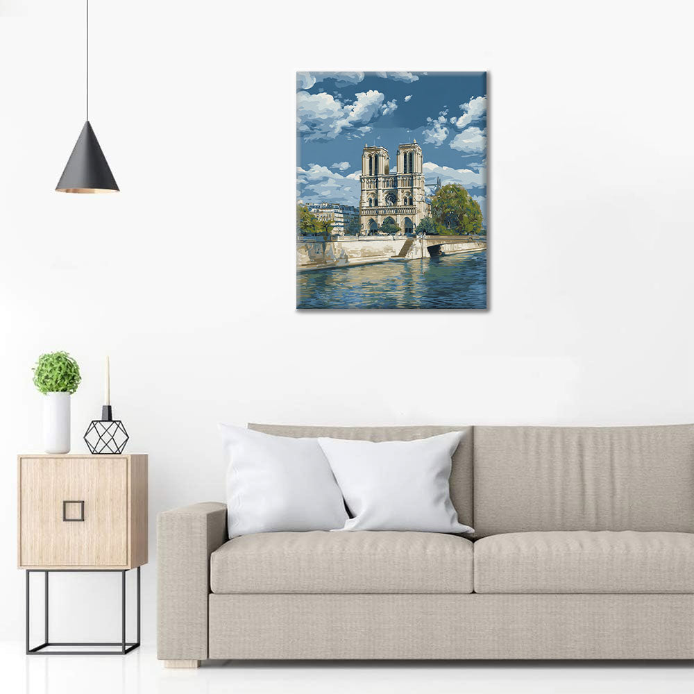 Cathédrale Notre-Dame - Peinture par numéros