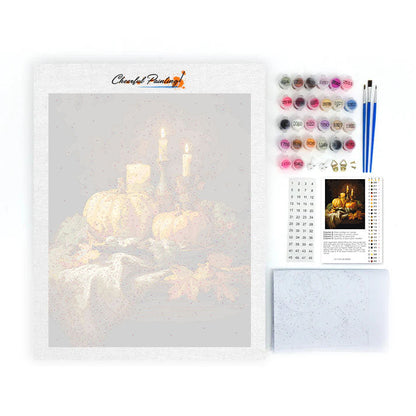 Dîner à la citrouille - Peinture par numéros