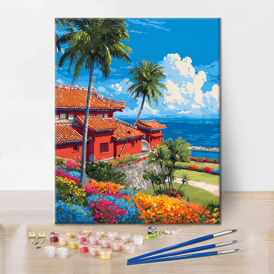 Château de Shurijo - Peinture par numéros