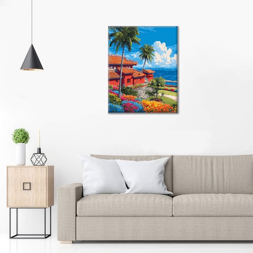 Château de Shurijo - Peinture par numéros