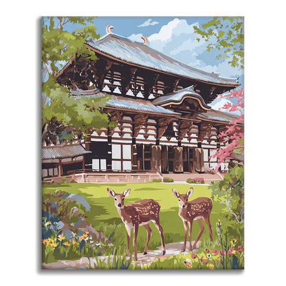 Temple Todai-ji - Peinture par numéros