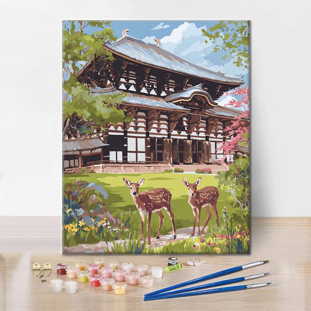Temple Todai-ji - Peinture par numéros