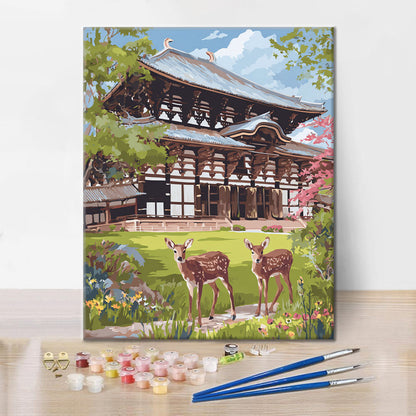 Temple Todai-ji - Peinture par numéros