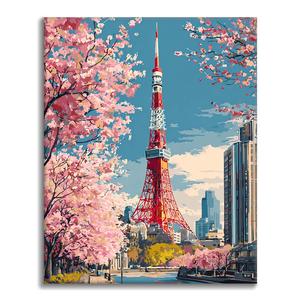 Tour de Tokyo - Peinture par numéros