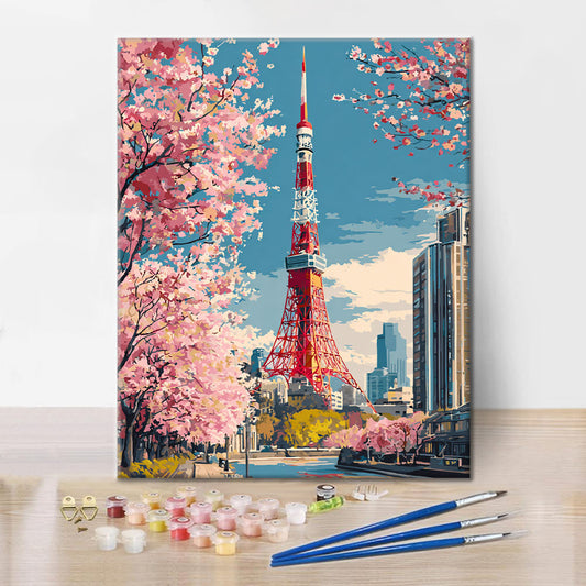 Tour de Tokyo - Peinture par numéros