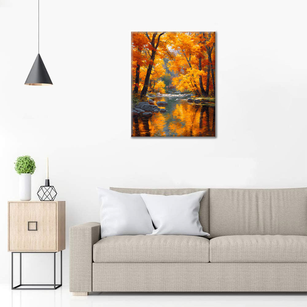 Murmures d'automne - Peinture par numéros