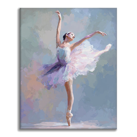 Danseuse de ballet - Peinture par numéros