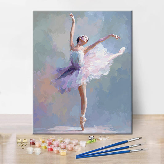 Danseuse de ballet - Peinture par numéros