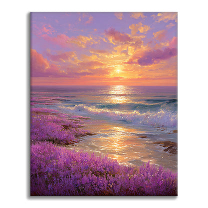 Horizon fleuri - Peinture par numéros