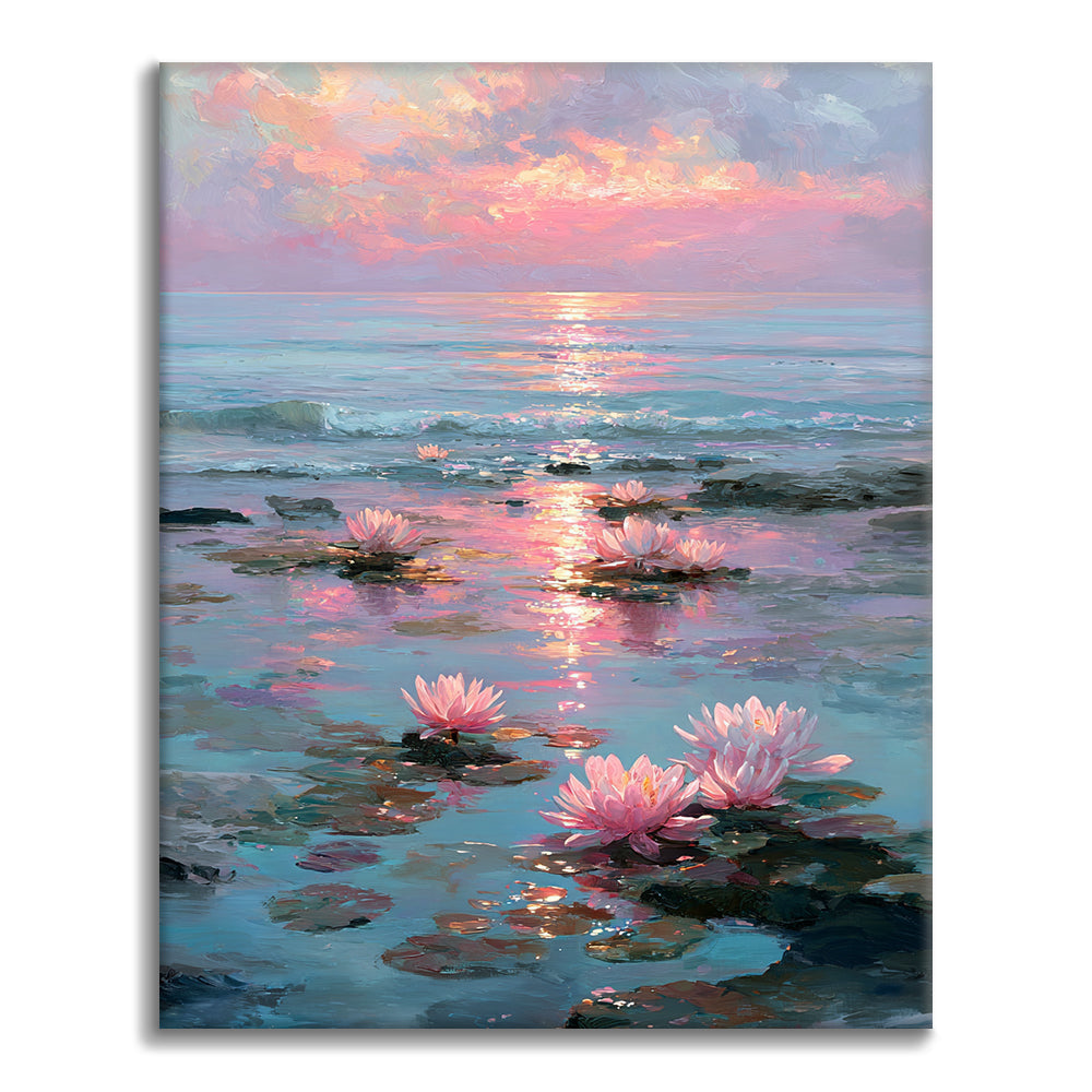 Blush Horizon - Peinture par numéros