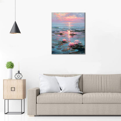 Blush Horizon - Peinture par numéros