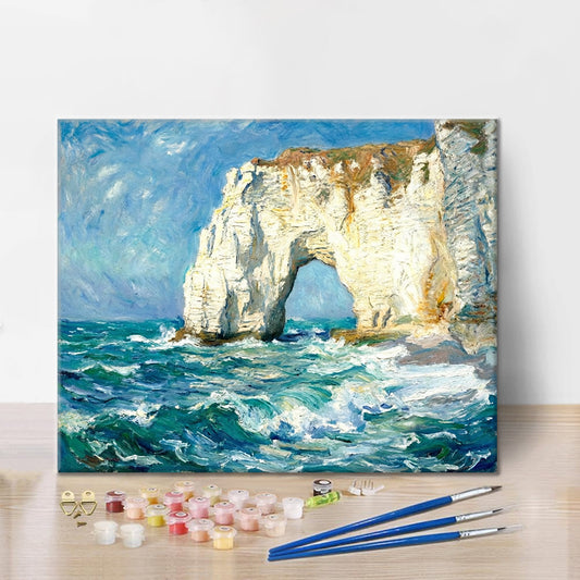 Falaises d'Étretat - Peinture par numéros