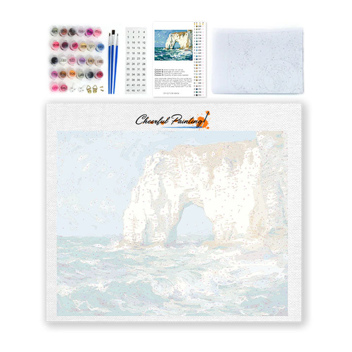 Falaises d'Étretat - Peinture par numéros