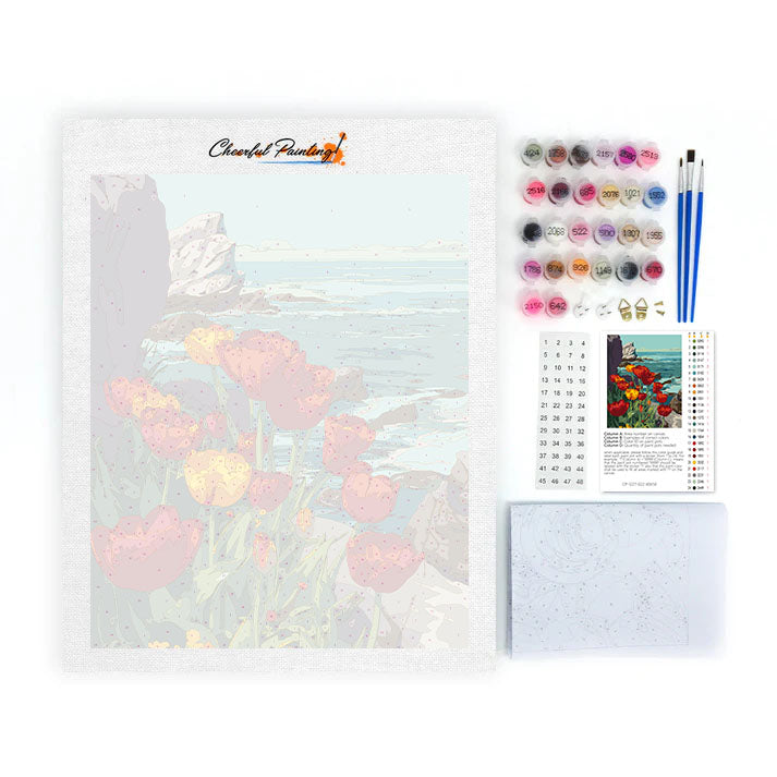 Tulipes côtières - Peinture par numéros