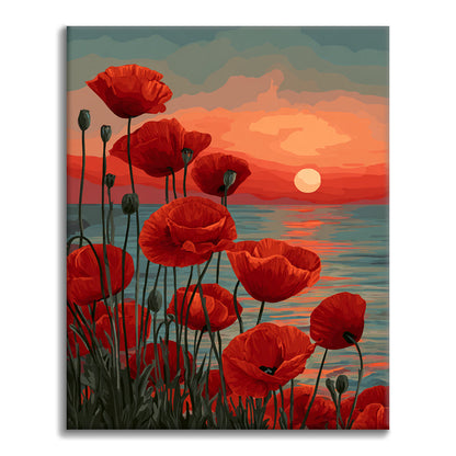 Crépuscule Pourpre - Peinture par numéros