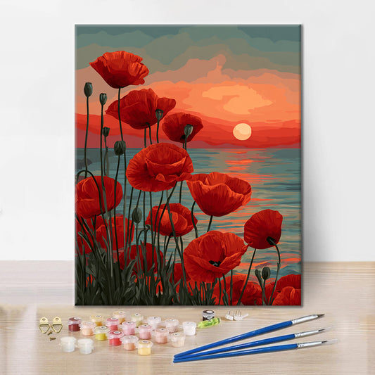 Crépuscule Pourpre - Peinture par numéros