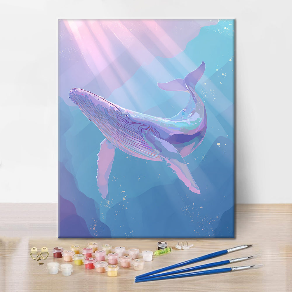 Baleine de rêve - Peinture par numéros