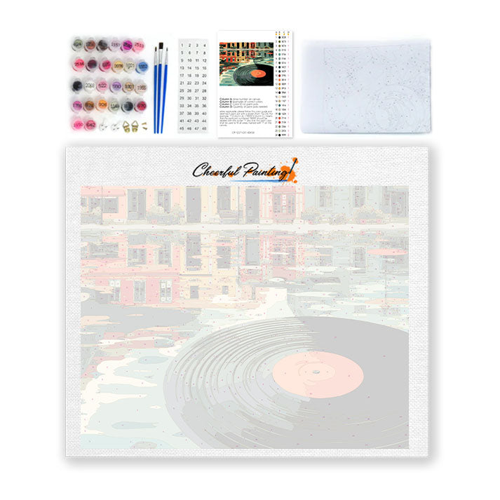 Disque flottant - Peinture par numéros