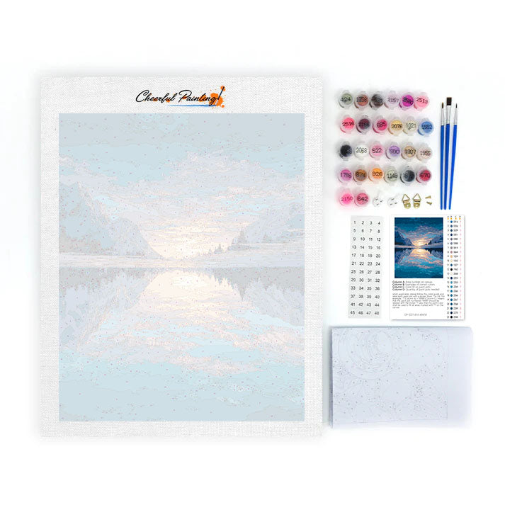 Reflet gelé - Peinture par numéros