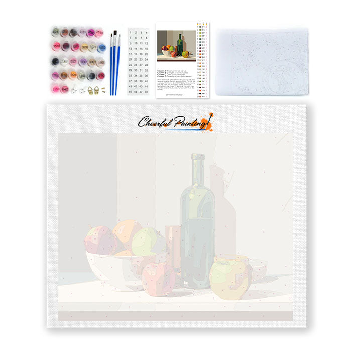 Nature morte aux fruits - Peinture par numéros