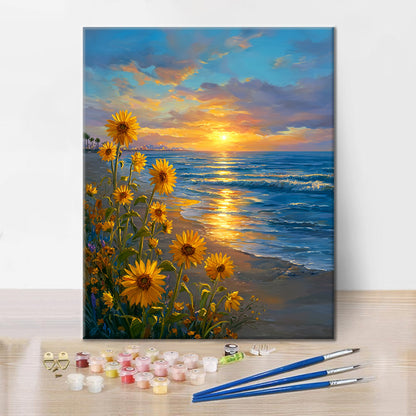 Côte dorée - Peinture par numéros