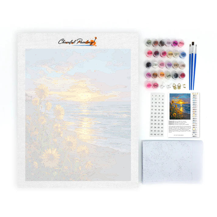 Côte dorée - Peinture par numéros