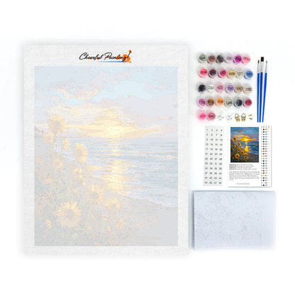 Côte dorée - Peinture par numéros