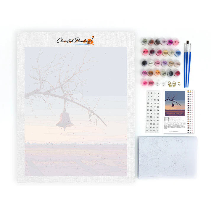 Cloche suspendue - Peinture par numéros