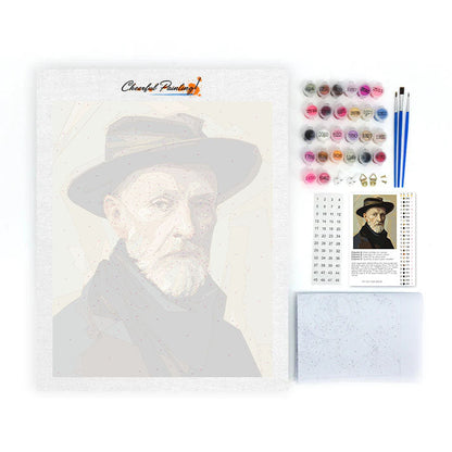 Portrait de chapeau - Peinture par numéros