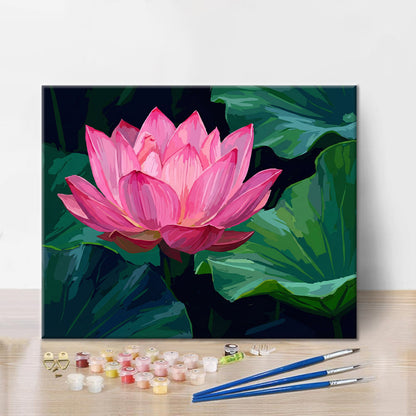 Fleur de lotus - Peinture par numéros