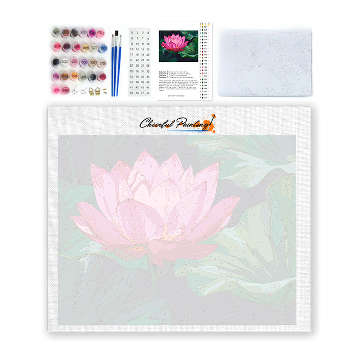Fleur de lotus - Peinture par numéros