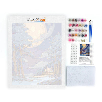 Moonlit Haven - Peinture par numéros
