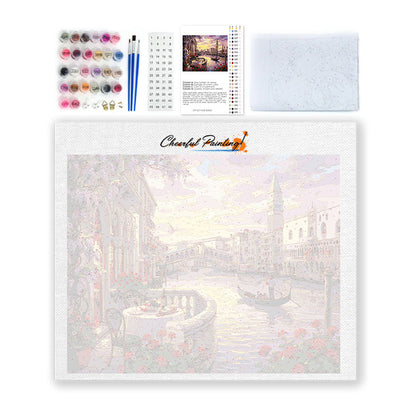 Venise romantique - Peinture par numéros